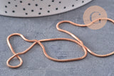 Chaine serpent laiton brut,chaine bijou, création bijoux,chaine boule,sans nickel, grossiste,1.5mm, 5 metres (G0535)