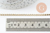 Chaine strass laiton brut 2mm, x50cm (G7975)