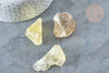 Citrine brute 10-35mm, pierre citrine chauffée, pierre semi-précieuse, lithothérapie, x1 (G7783)