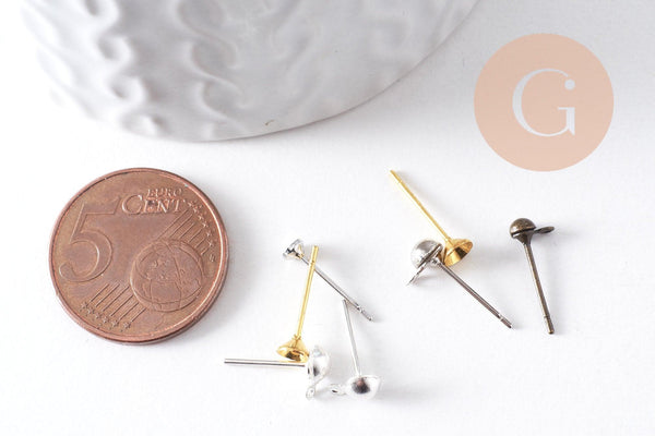 Clous-puces oreille mélangés, x20 (G0742)