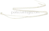 Collier Chaine fine argentée maille plate 1mm, x1 bobine complète 92 mètres (G3030)