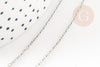 Collier chaine forçat acier inoxydable 1.5mm/45cm, x1 G9302