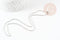 Collier collier chaine forçat acier inoxydable platine 1.5mm/45cm, x1 (G9302)