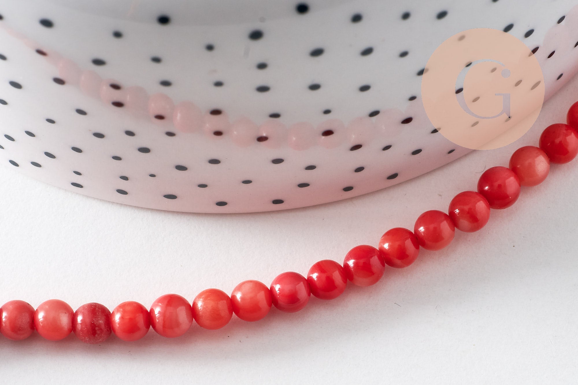 Collier nacre naturelle teinté fer argenté doré 42cm, x1 (G10536)