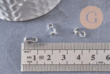 Connecteurs argentés, x20 (G3277)