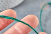 Corde de jute teintée vert 2m, x 5Mètres (G8098)