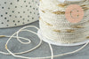 Cordon blanc-crème or 1.5mm, x1 x5 x10 mètres (G5070)