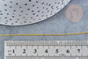 Cordon doré tressé polyester 0.5mm, cordon fil de jade pour bijoux, x1 mètre G8453