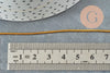 Cordon élastique doré nylon 1mm, x1 mètre (G1478)