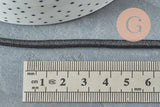 Cordon élastique noir, cordon pour bijoux,cordon épais, élastique rond, 4mm, x1 mètre (G1722)
