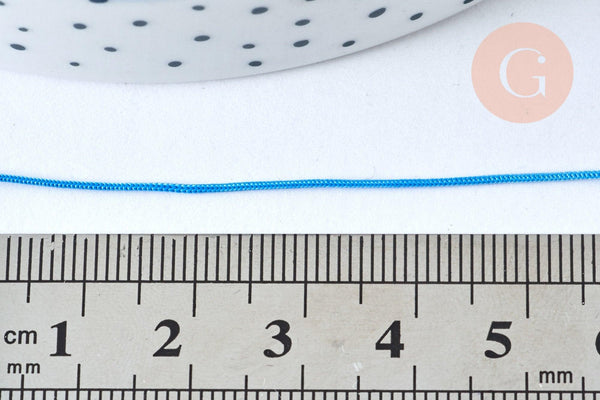 Cordon multicolore, fabrication bijoux bijoux,ruban mariage, scrapbooking, largeur 0.5-0.6mm, x1 mètre G6815