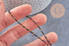 Cordon noir or, création bijoux,ruban mariage, scrapbooking,1-1.55mm, 5/10 mètres, (G2116)