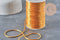 Light gold polyester rattail cord 2mm, x5 meters (G11222)