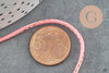 Cordon rose or, fabrication bijoux, création bijoux,ruban mariage,scrapbooking, largeur 1.5mm, x1 mètre G3762