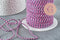 Cordon tressé blanc violet bleu 2mm, cordon pour bijoux, cordon multicolore scrapbooking, corde décoration, x1 mètre G5936