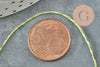 Cordon vert argent, fabrication bijoux,ruban mariage,scrapbooking, largeur 0.8mm, x1 ou x5 ou x10 mètres G3764