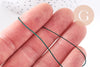 Cordon vert foncé tressé polyester 0.6mm, x1 mètre (G10662)
