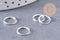 Créoles fine argent 925 massif 10mm, la paire (G3261)