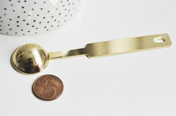 Cuillère à cire pour cire à cacheter dorée, x1 (G3452)
