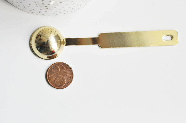 Cuillère à cire pour cire à cacheter dorée, x1 (G3452)