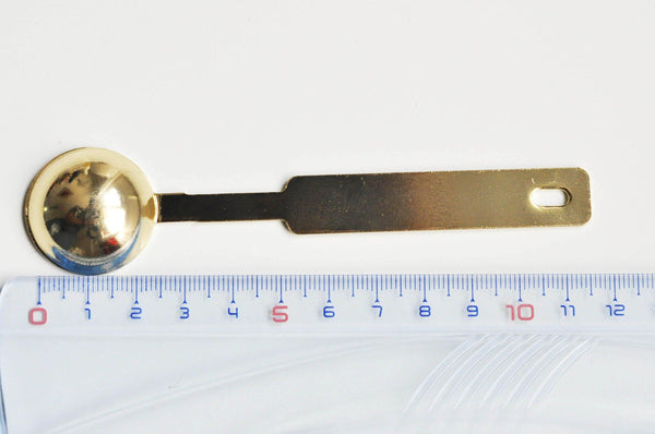 Cuillère à cire pour cire à cacheter dorée, x1 (G3452)