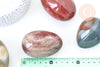 Décorations naturelles en jaspe d'océan 30-52mm, pierre naturelle lithothérapie, x1 (G5764)
