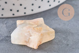 Décorations pour la maison en agate de fleurs de cerisier naturelles, étoiles du nord, x1 G8249