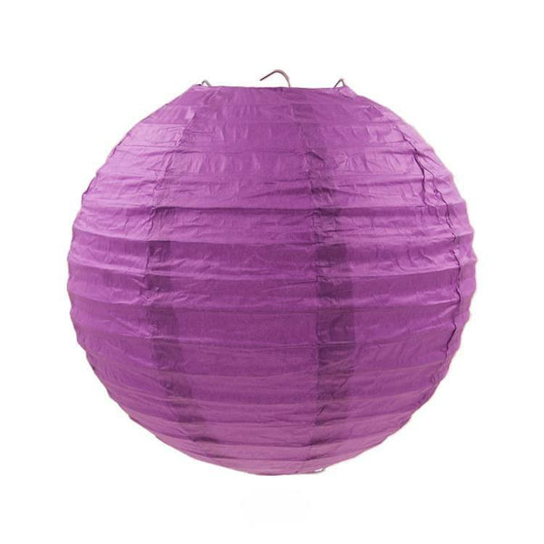 EP Abat-jour papier, fournitures créatives, lampe en papier, papier violet,boule papier ronde, décoration mariage, scrapbooking,30cm-G578