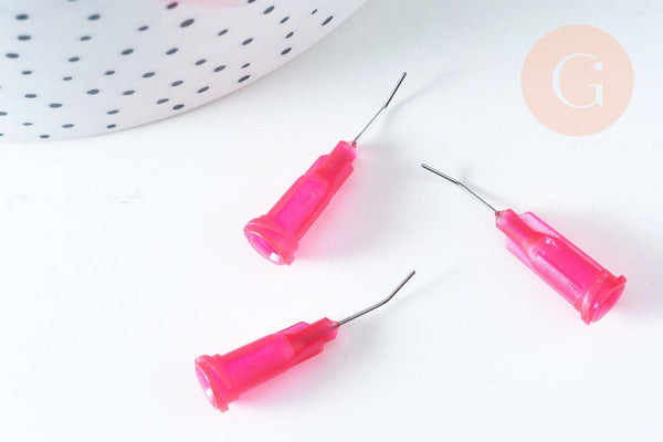 EP-Aiguilles incurvées en acier pour seringue x5 (G6389)