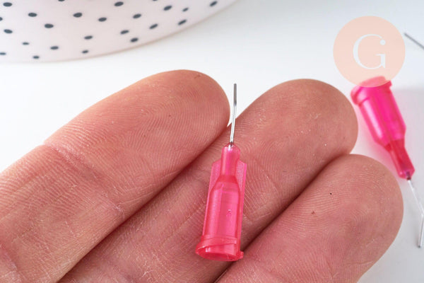 EP-Aiguilles incurvées en acier pour seringue x5 (G6389)