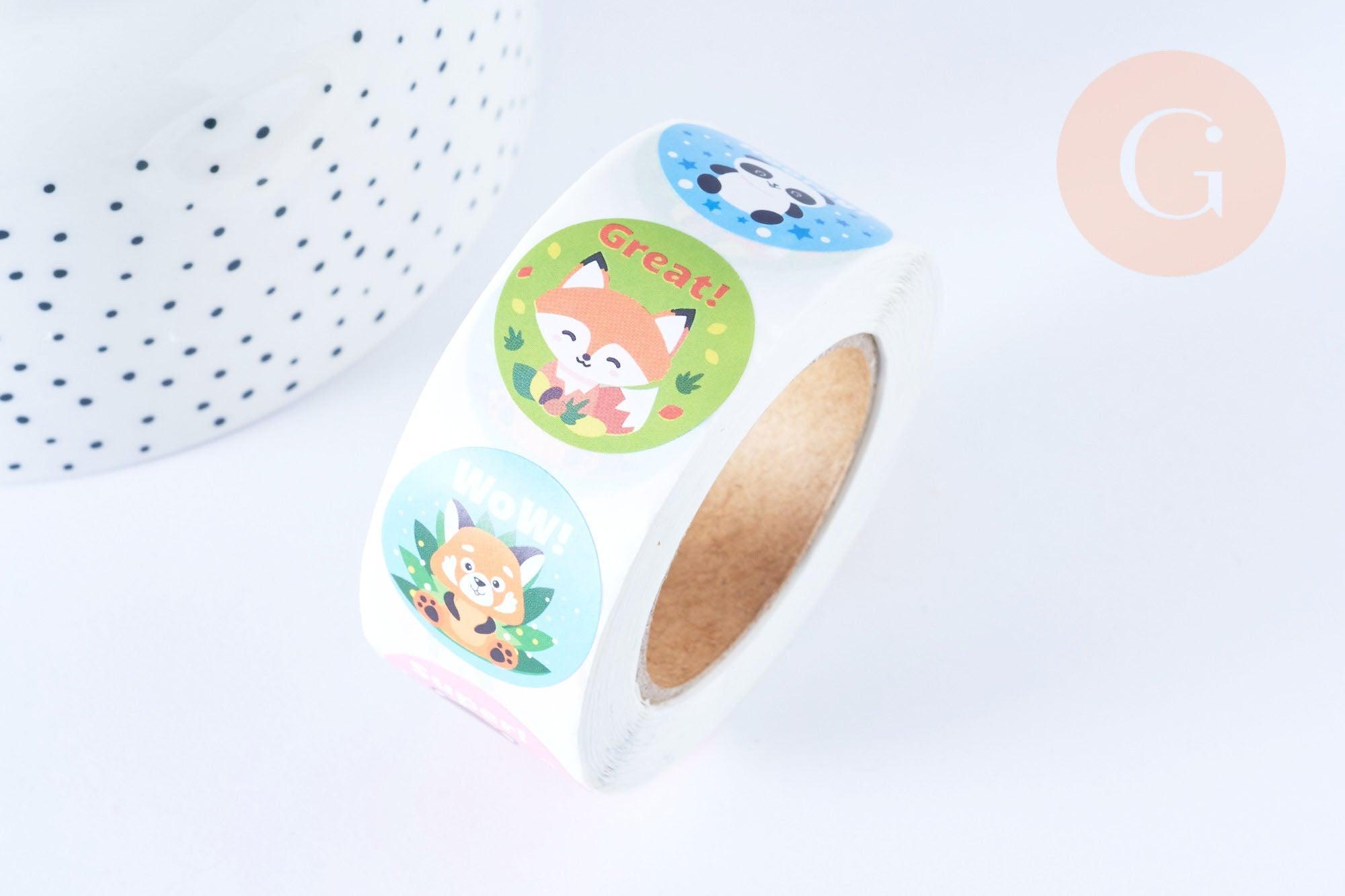 EP -Autocollant encouragements professeur anglais 30mm, x500 (G6637)