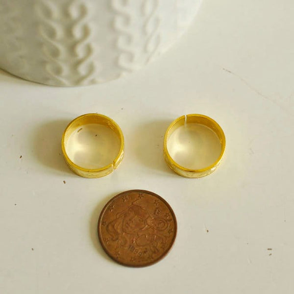 EP Bague réglable lune etoiles 14mm, les 2-G1863