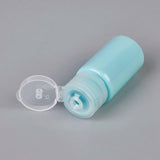 EP Bouteille plastique bleu, bouteille métal,emballage cosmétique, flacon cosmétique,cosmétique maison, contenant avion,5.7x2.3cm,10ml,G3067