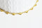 EP Bracelet acier dorée 14k cœur,un bracelet fantaisie sans nickel en acier inoxydable doré,2mm,21cm, x1 G5343