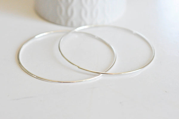 EP Bracelet jonc laiton Plaqué argent 925 70mm, x1 (G1847)