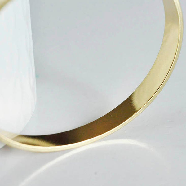 EP Bracelet jonc réglable doré 16k, fournitures créatives, laiton doré, bracelet original, fabrication bijoux, bracelet doré, 66mm-G1781