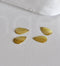 EP Breloque goutte laiton, fournitures pour bijoux, breloques laiton brut , breloque bijoux, apprêt laiton,sans nickel, x 10, 13mm