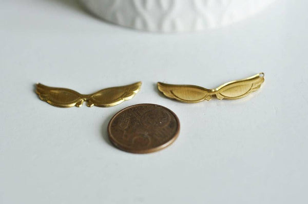 EP Breloque lunettes laiton, fournitures pour bijoux, breloques laiton brut , breloque bijoux,masque, l'unite, 33mm-G1505