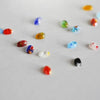 EP-Cabochon dôme marquise ovale millefiori verre multicolore 6x4mm, cabochons verre, verre millefiori,fait main x 20-50 ou 100 pièces- G1944
