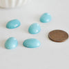 EP Cabochon jade turquoise, cabochon ovale, jade naturel,18 x13mm, création bijoux, cabochon pierre, pierre naturelle-G591