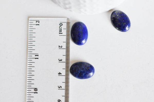 EP-Cabochon ovale Lapis Lazulis, cabochon ovale,lapis Lazulis,lapis pierre naturelle,18x13mm, x1 G0378