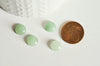 EP Cabochon rond aventurine verte, fournitures créatives, cabochon rond, aventurine naturelle,8mm, pierre naturelle