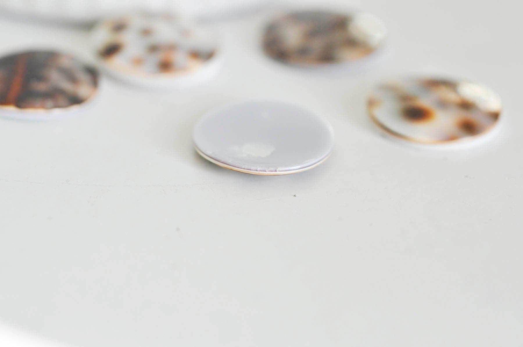 EP Cabochon rond nacre léopard, fournitures créatives, cabochon nacre, création bijoux, cabochon coquillage, nacre naturelle,18mm, les 10-G846