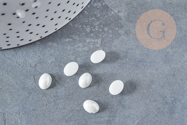 EP Cabochon verre oeil de chat ronddiamètre 5 à 10mm, les 20-