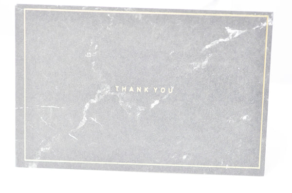 EP -Carton remerciement THANK YOU or marbré préparation paquet cadeau 10.5x7cm, emballage cadeau,sachet mariage, x10 G4115