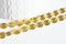 EP Chaine complète acier dorée 14k pastille,chaine fantaisie collier,sans nickel,chaine fantaisie,acier doré,chaine complète,2mm,45cm-G141
