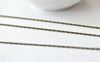 EP Chaine fine fantaisie myriade escargot bronze, fourniture créative, chaine bijou, création bijoux, grossiste chaine,2.5 mm, 1 mètre,G2359