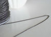 EP Chaine fine metalgun plate, fourniture créative, chaine bijou, création bijoux, grossiste chaine,1.5 mm, bobine 92 mètres-G691