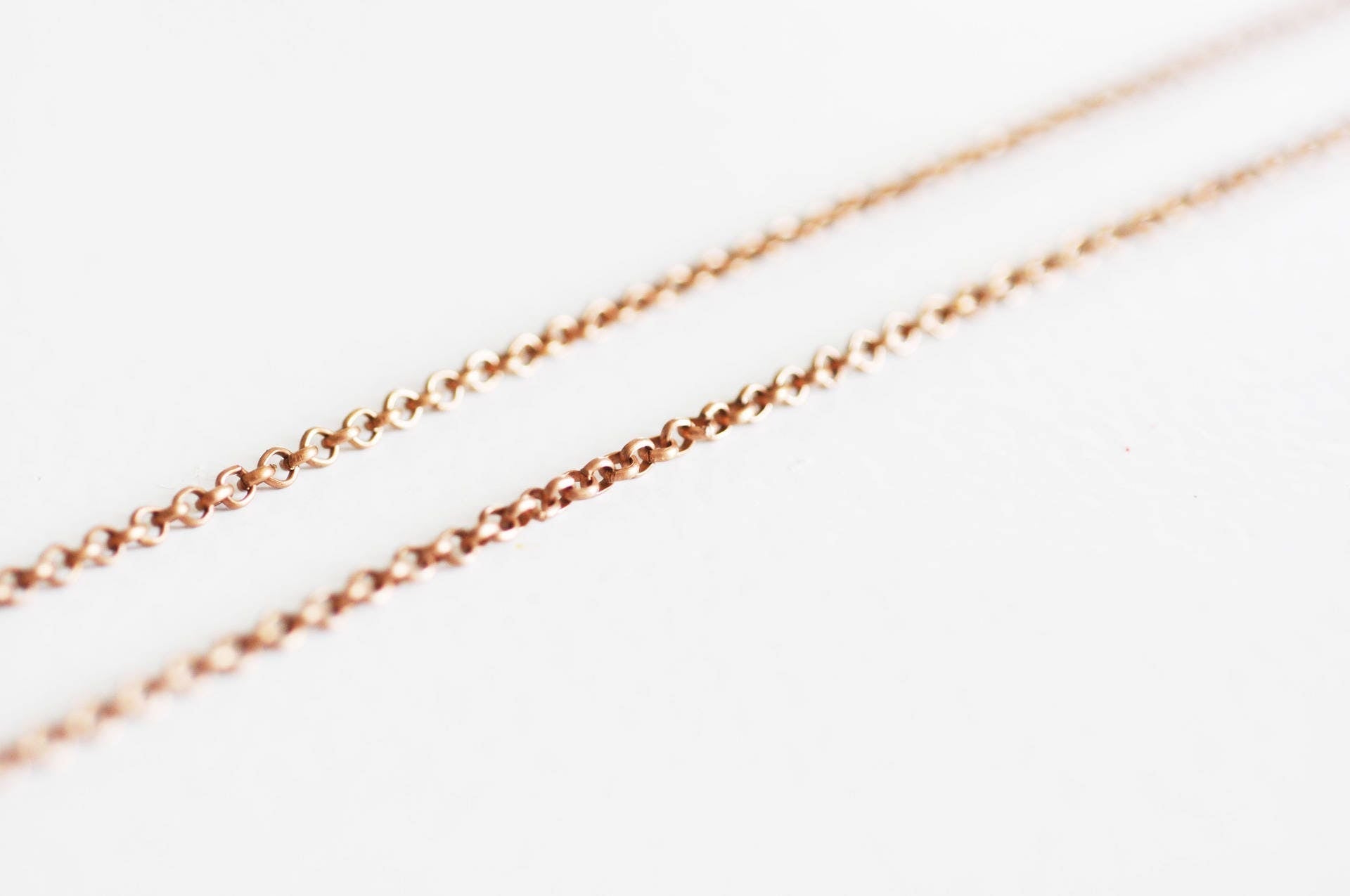 EP Chaine maille rolo cuivre, fourniture créative, chaine bijou, création bijoux,chaine boule,sans nickel, grossiste,1 mètre,2.7mm-G1320