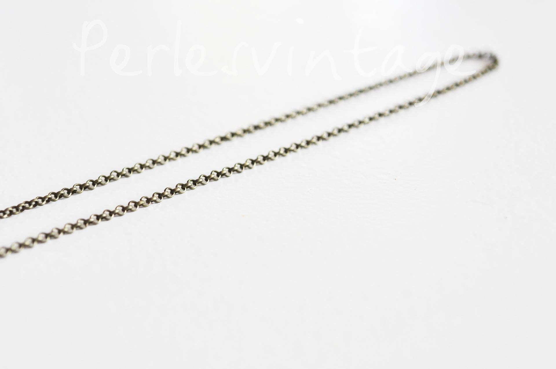 EP Chaine rolo bronze, fourniture créative, chaine bijou, chaine bronze,création bijoux, fourniture bronze, grossiste chaine,2.5 mm,5 mètres